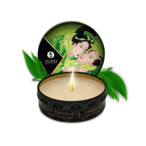 Mini bougie de massage erotique shunga the vert