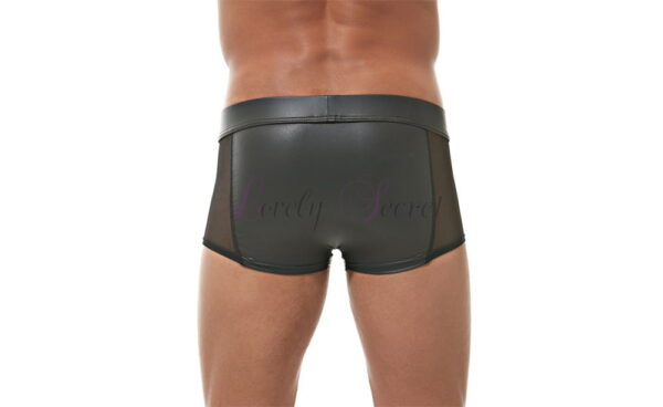 Boxer pour homme en cuir