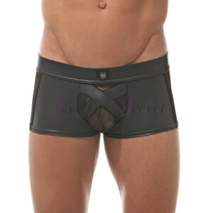 Boxer pour homme en cuir