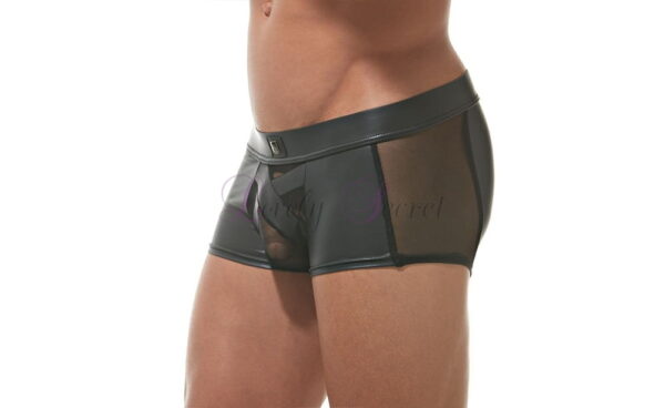 Boxer pour homme en cuir