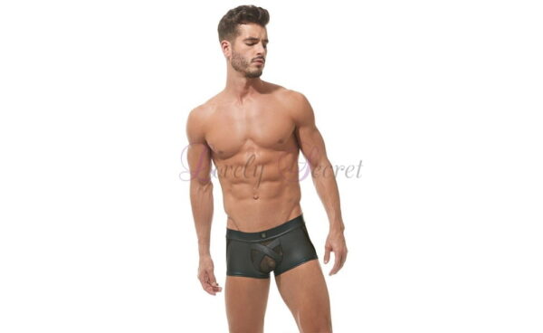 Boxer pour homme en cuir