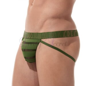 Jockstrap semi-transparent pour homme