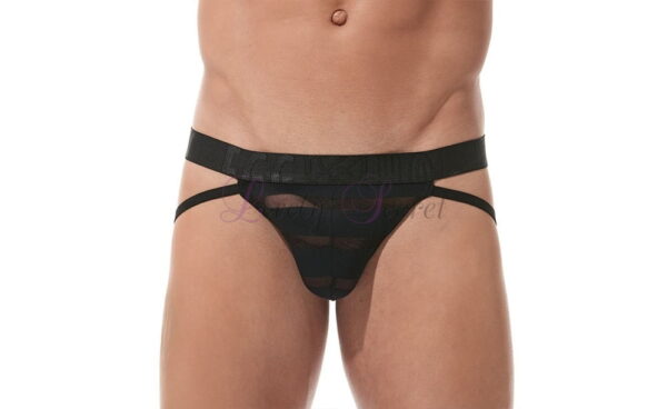 Jockstrap semi-transparent pour homme