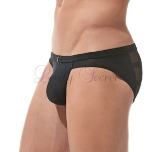 Slip noir sexy pour homme