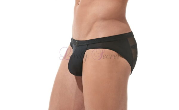 Slip noir sexy pour homme